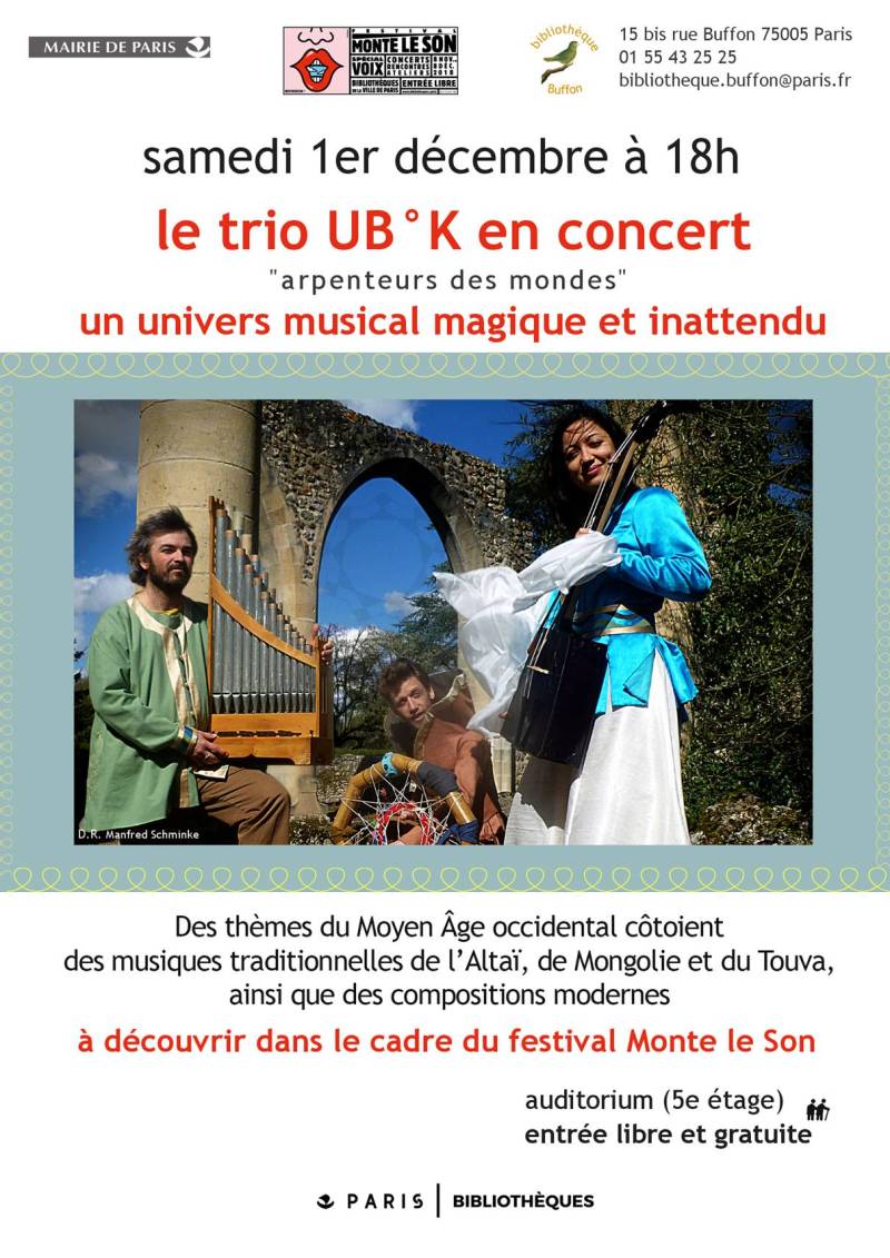 affiche UB°K Monte le son